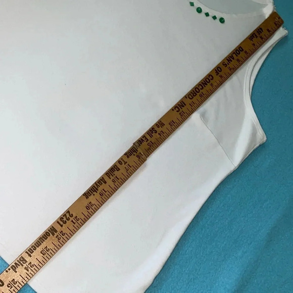 ALFRED DUNNER 2pc set floral button up and embellished tank top NEW size 18 - Picture 13 of 14